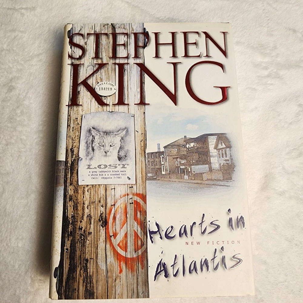 Hearts in Atlantis by Stephen King Hardcover Fiction Novel 1999